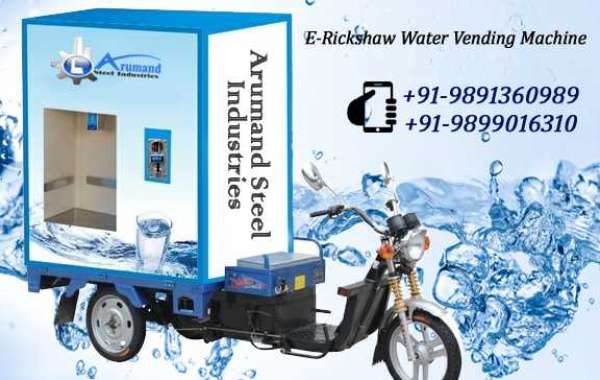 E Rickshaw Water Vending Machine