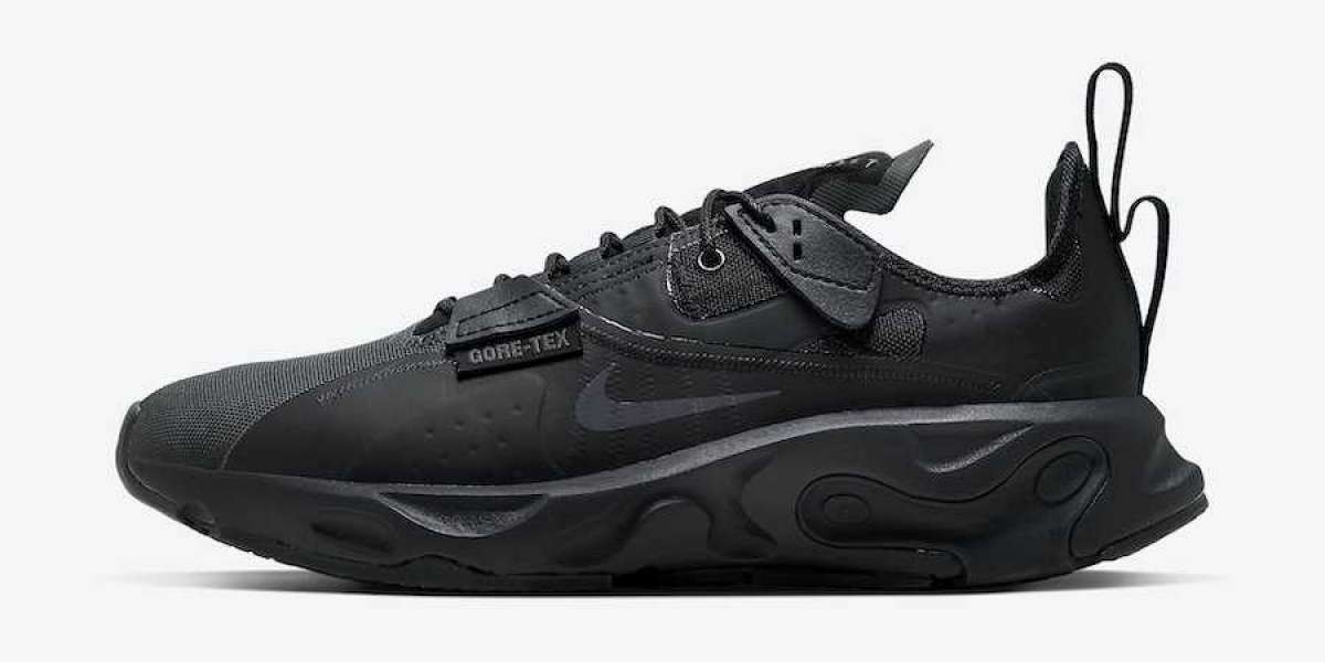 BQ4737-003 Nike React GORE-TEX Triple Black for Sale