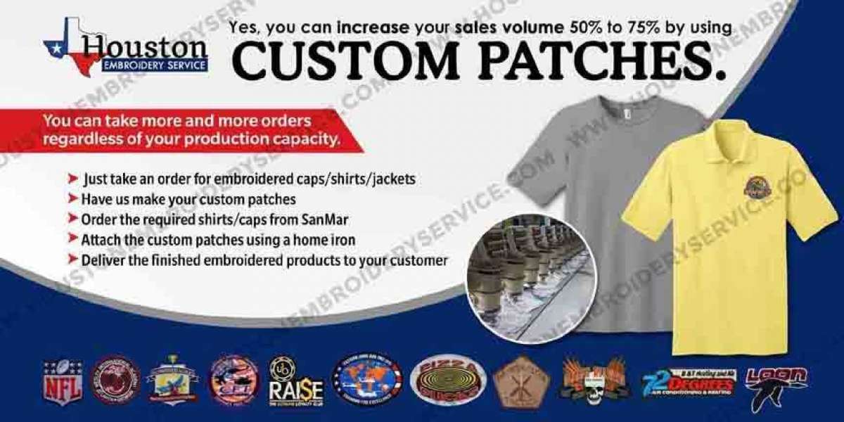 Houston Embroidery Service - Custom Patches & Embroidered Patches