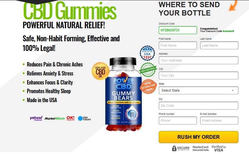 Elite Power CBD Gummies Reviews - Gummy Bear to Feel Active & Fresh!