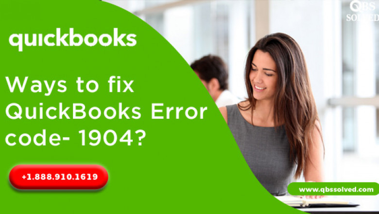How to get rid of QuickBooks Error 1904? | Digital media blog website