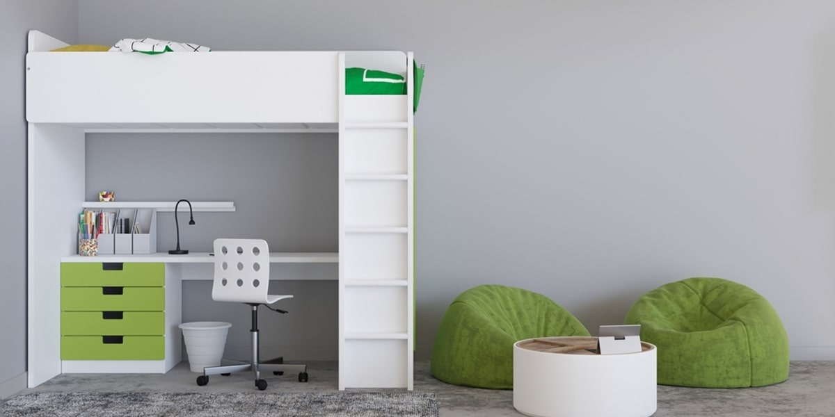 The Ultimate Guide- How to Build a Loft Bed With Desk - Teenager Furniture