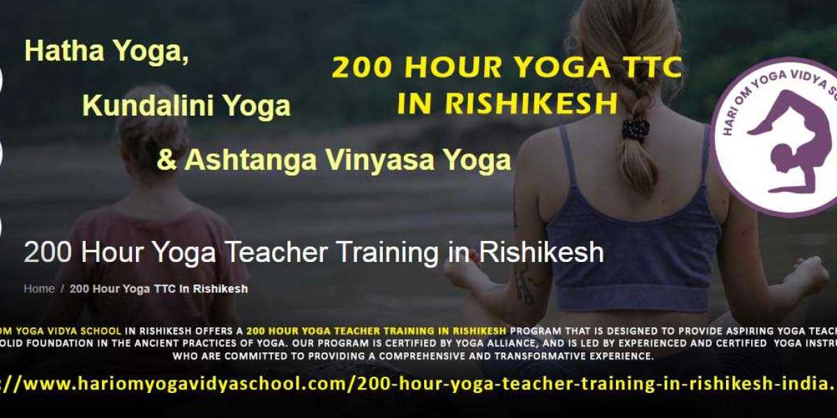 200 Hour Yoga Teacher Training In Rishikesh