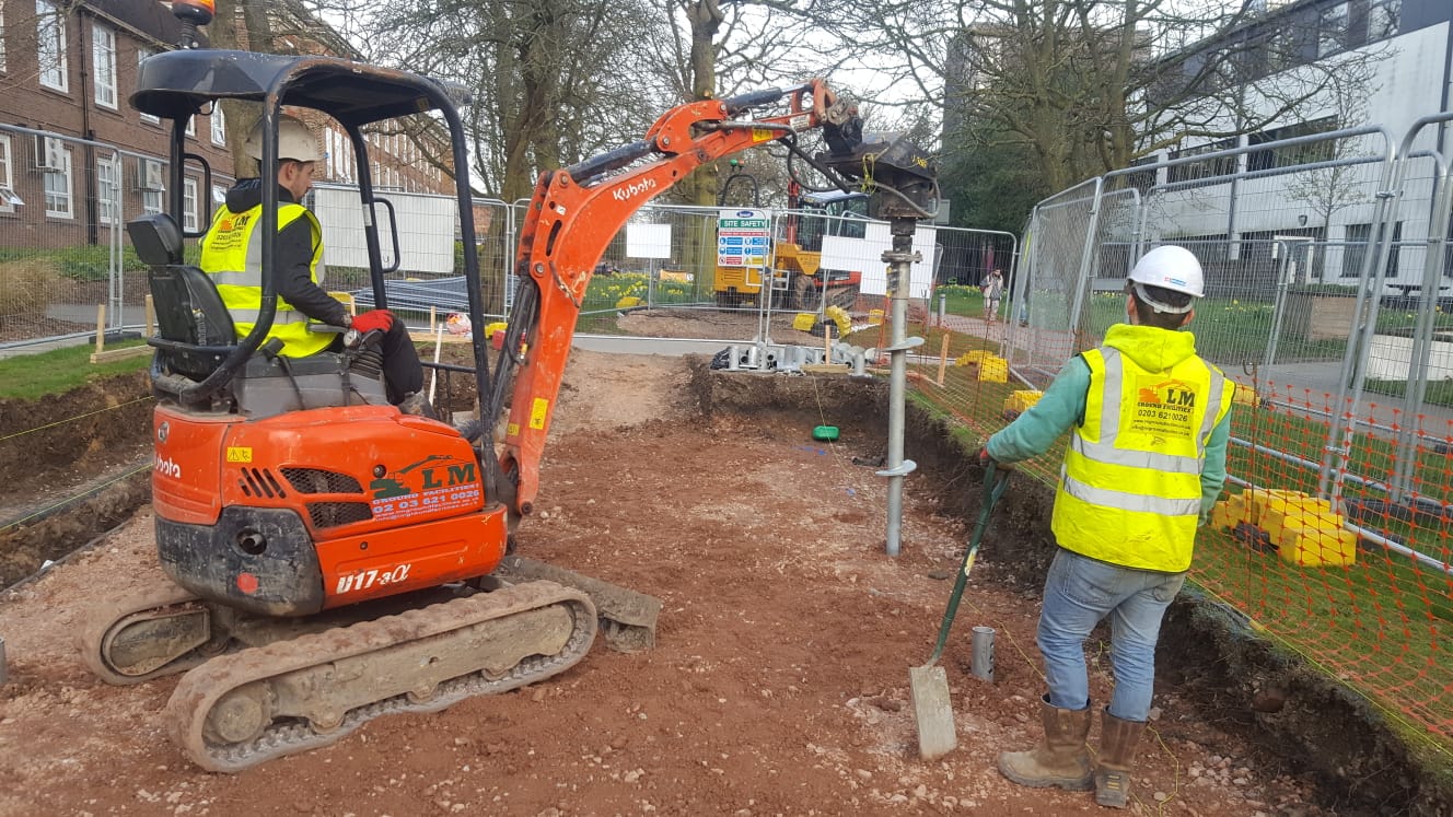 Displacemental Piling | LM Ground Facilities