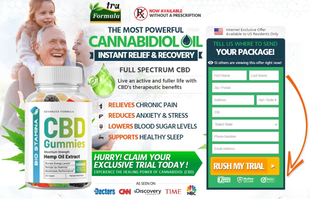 Bio Stamina CBD Gummies - Male Growth CBD Gummy Candy Reviews! BioStamina CBD Male Enhancement