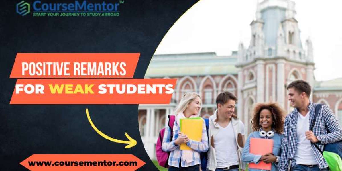 Positive Remarks For Weak Students