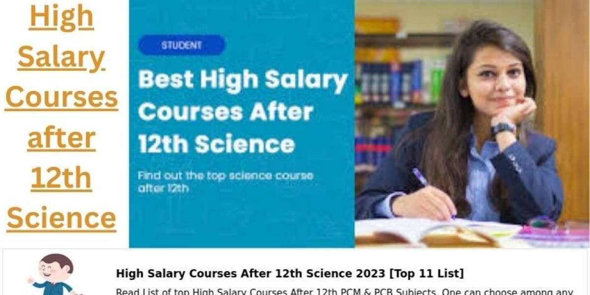 Top  best High Salary Courses after 12th Science?