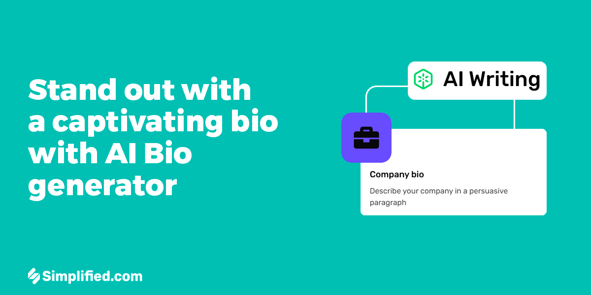 Free AI Bio Generator: Write captive bio in seconds