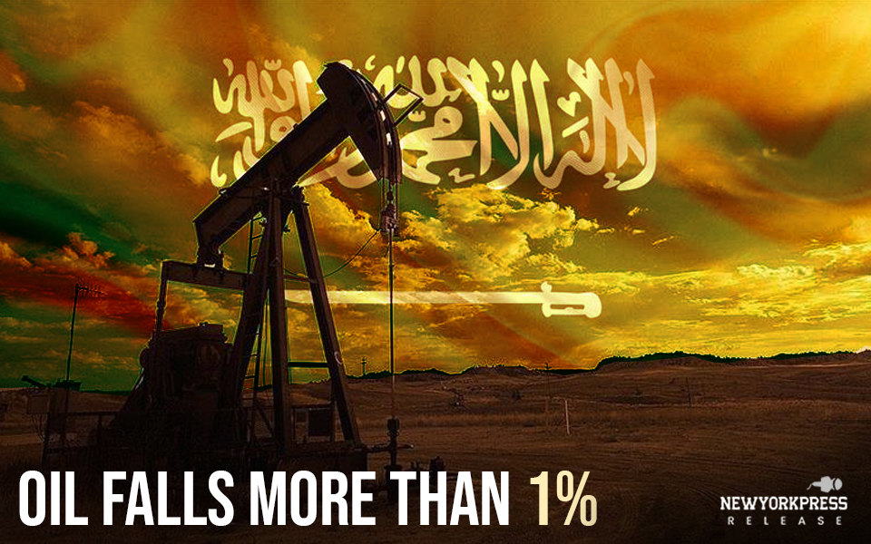 Oil falls more than 1% as Saudi price reductions alleviate concerns over the Middle East - New York Press Release