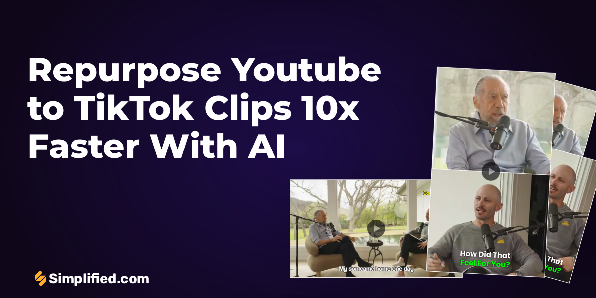 Repurpose YouTube to TikTok Short Videos - Create Like a Pro