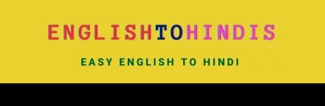 ENGLISHTO HINDIS Cover Image