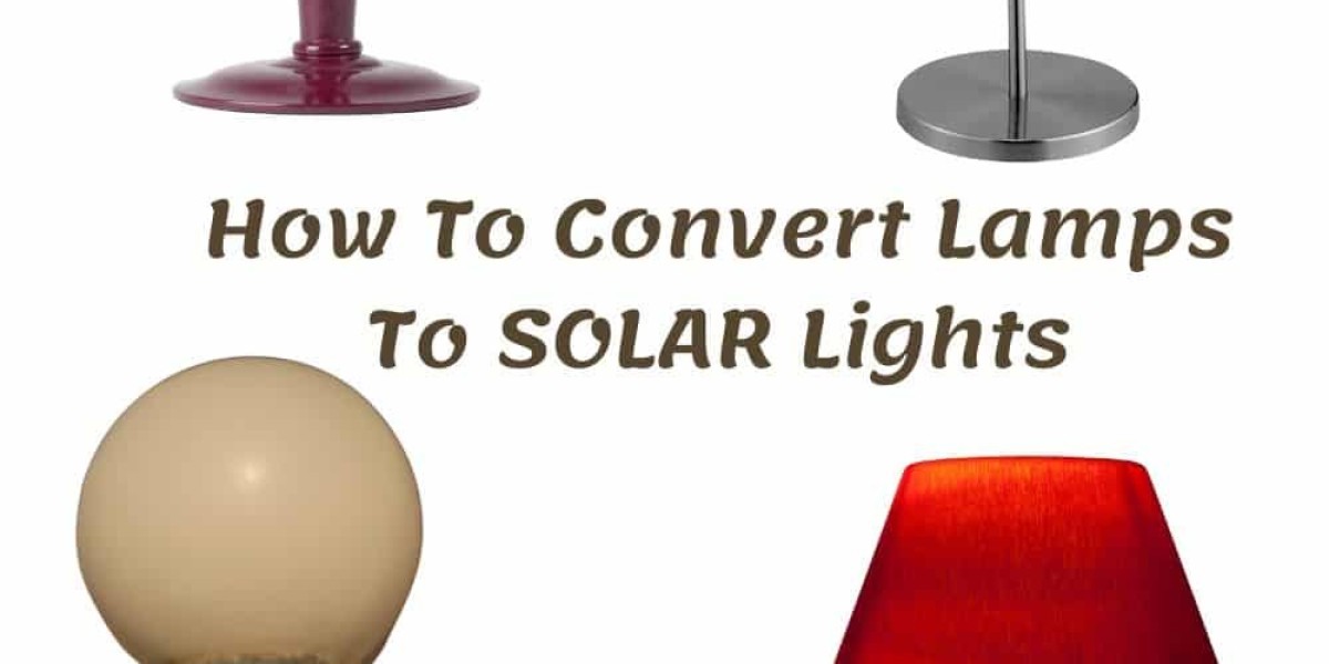 1 Easy DIY To Transform Old Lamps Into Outdoor Solar Lights