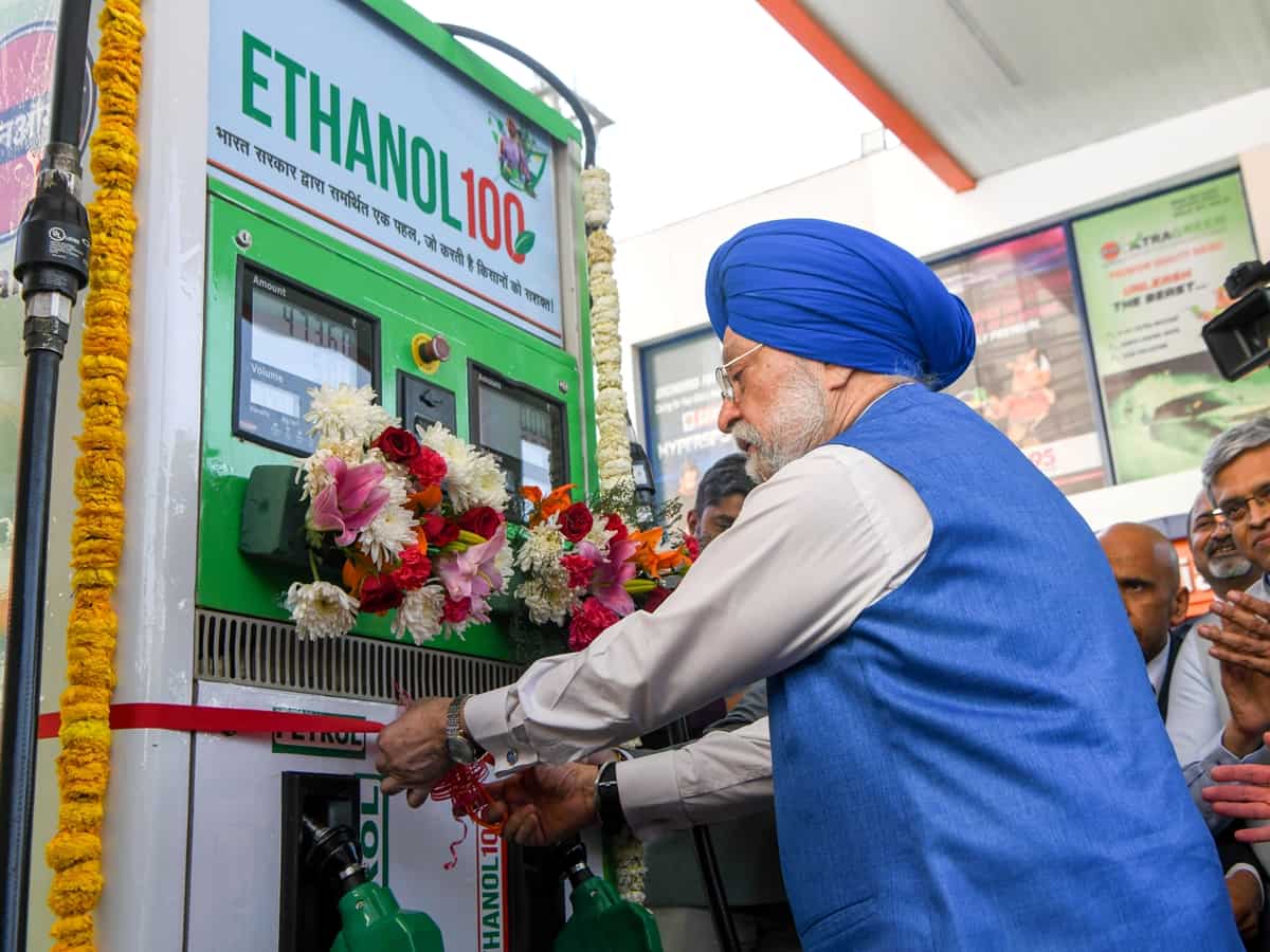 Petroleum Minister Hardeep Singh Puri launches ‘Ethanol 100': Know all about the automotive fuel, details of 183 retail petrol outlets in 5 states where it will be available | Zee Business