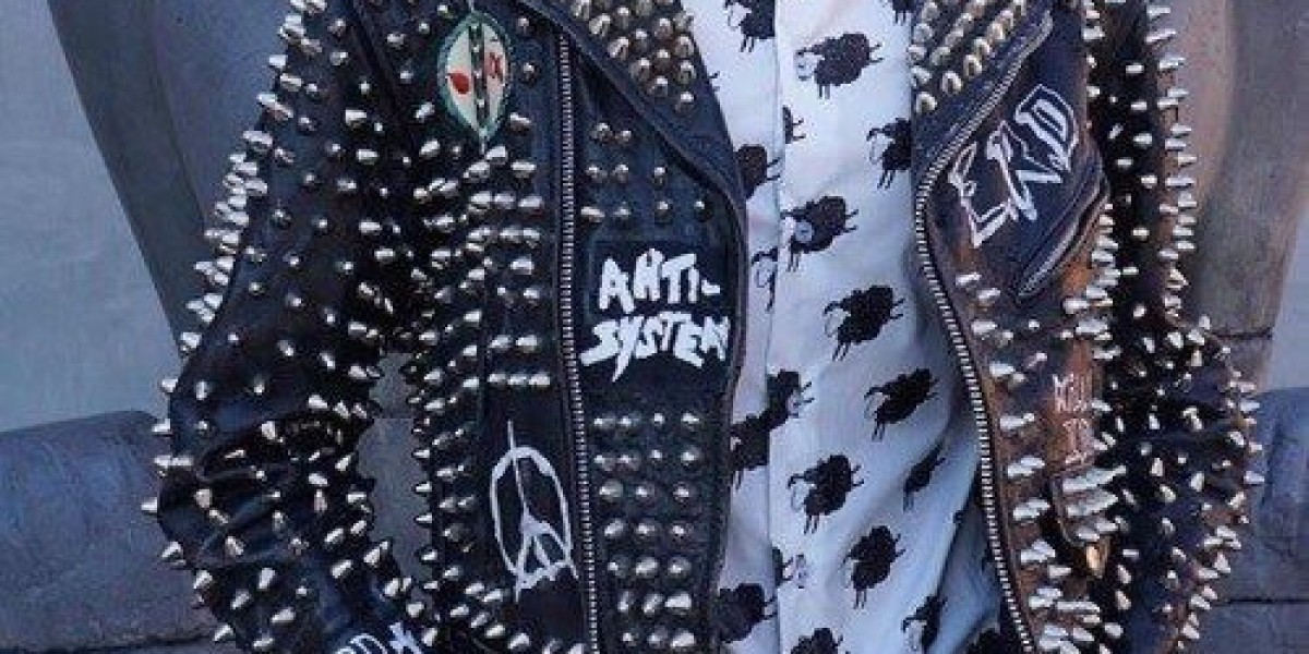 Unveiling Classic Cool: Vintage Studded Leather Jackets