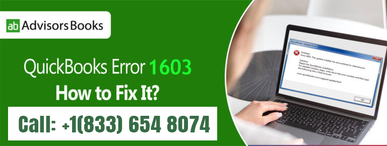 A few tips to Fix QuickBooks update Error 1603 - AdvisorsBooks