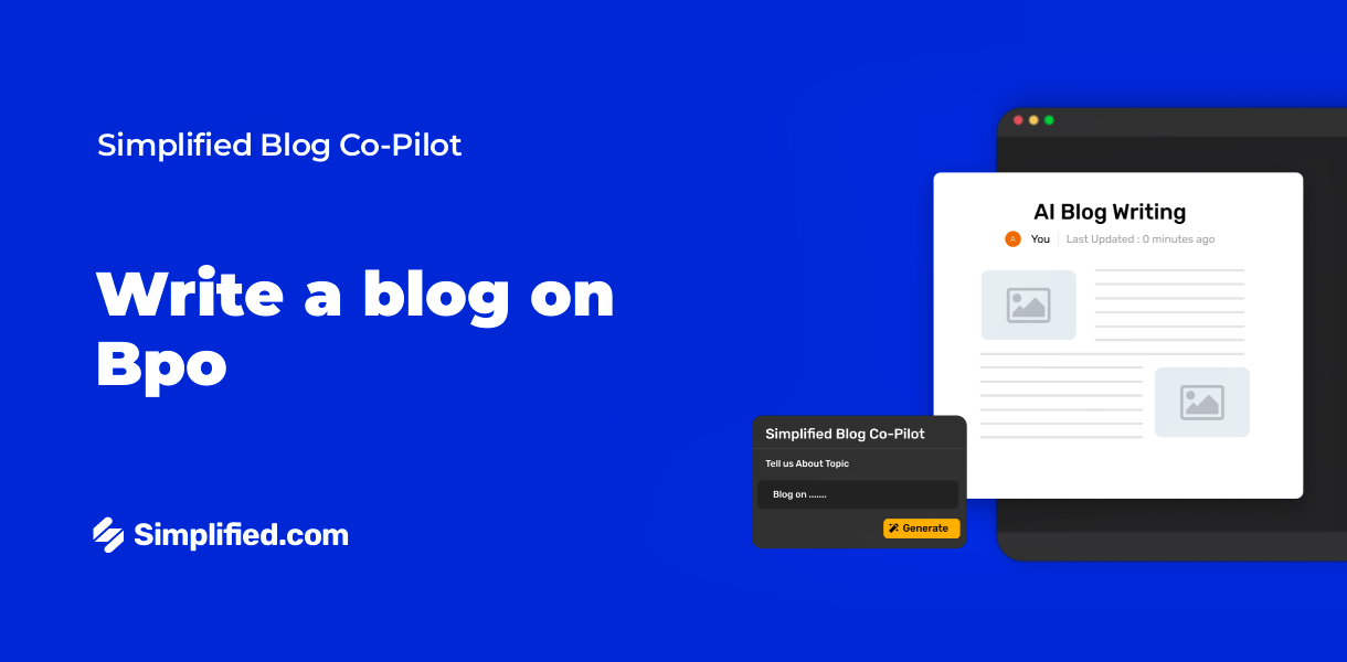 Write Bpo Blogs with AI Blog Writer
