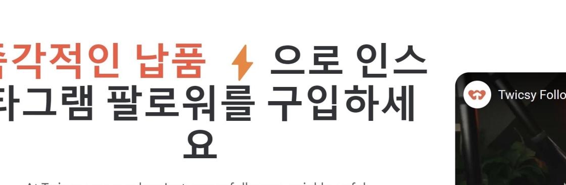 Twicsy에서 Instagram 팔로워 구매 Cover Image