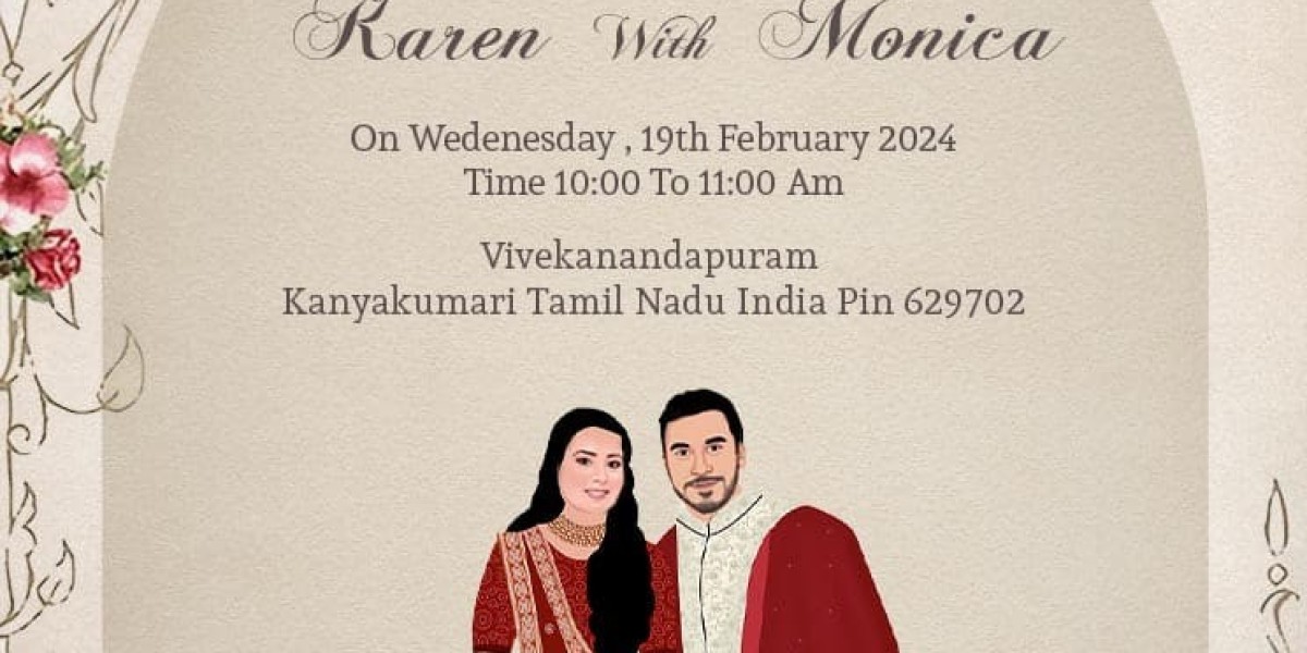 Wedding Invitation Card Template for Sweet Couples