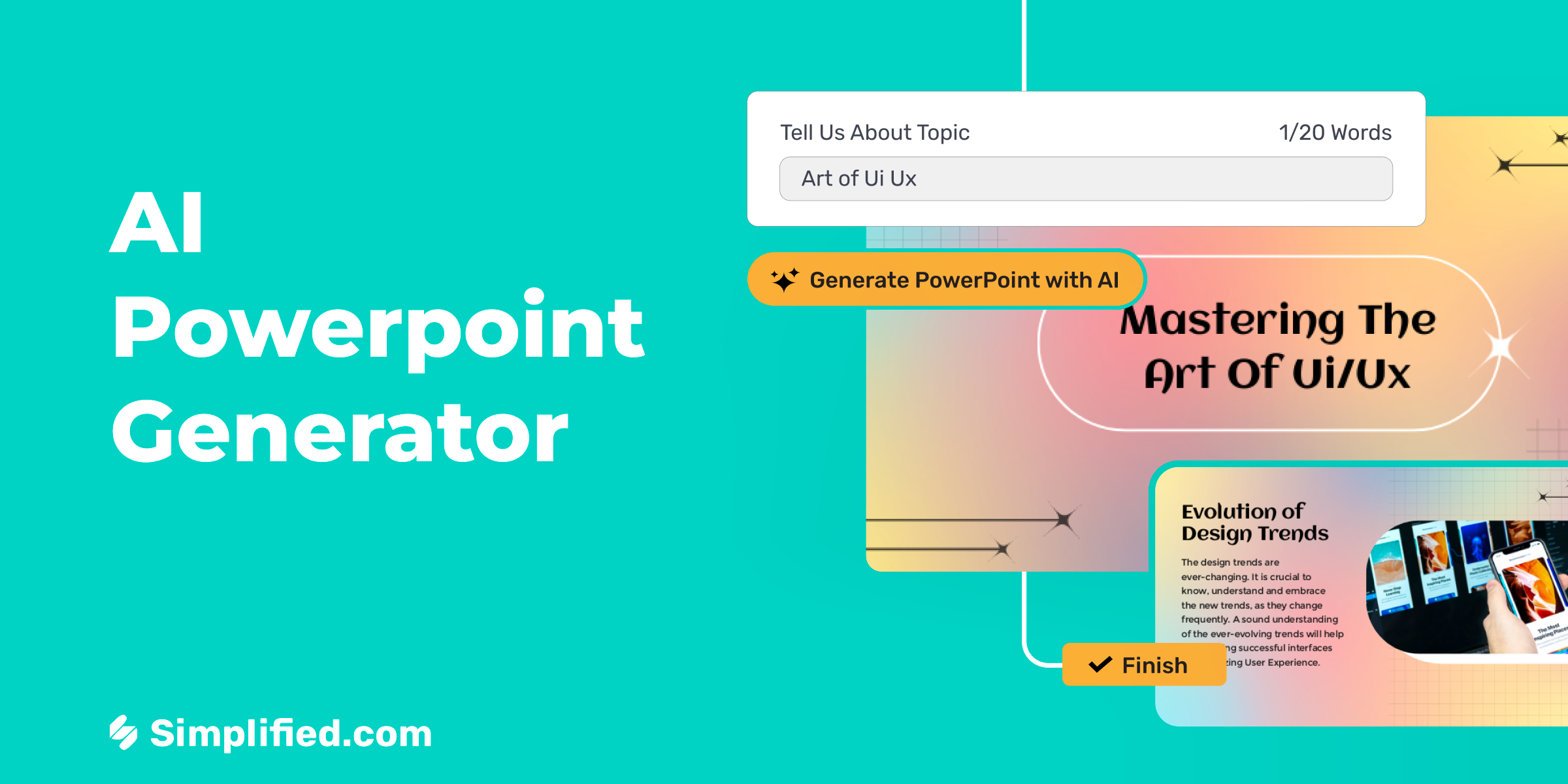Generador gratuito de PowerPoint con IA: genere PPT en segundos