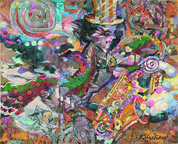 Captivating Art That Celebrates Jazz Music