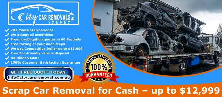 Scrap Car Removal Sydney - City Cars Removal Sydney