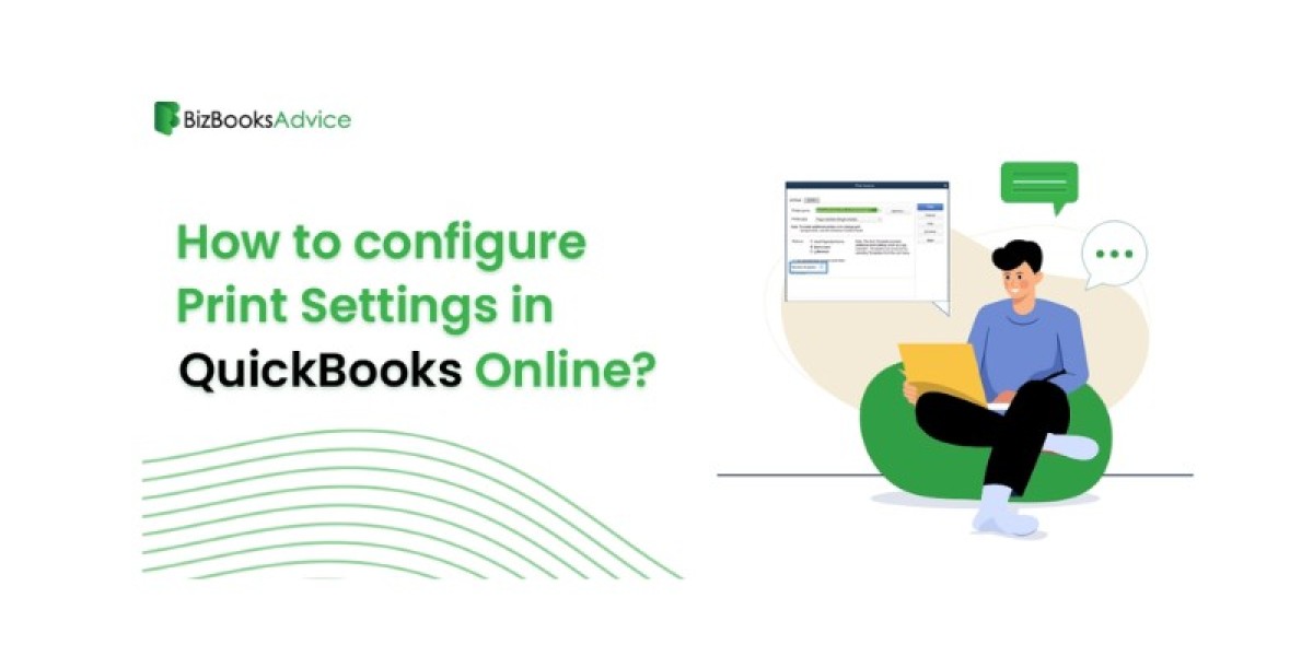 How to adjust Print Settings in QuickBooks Online?