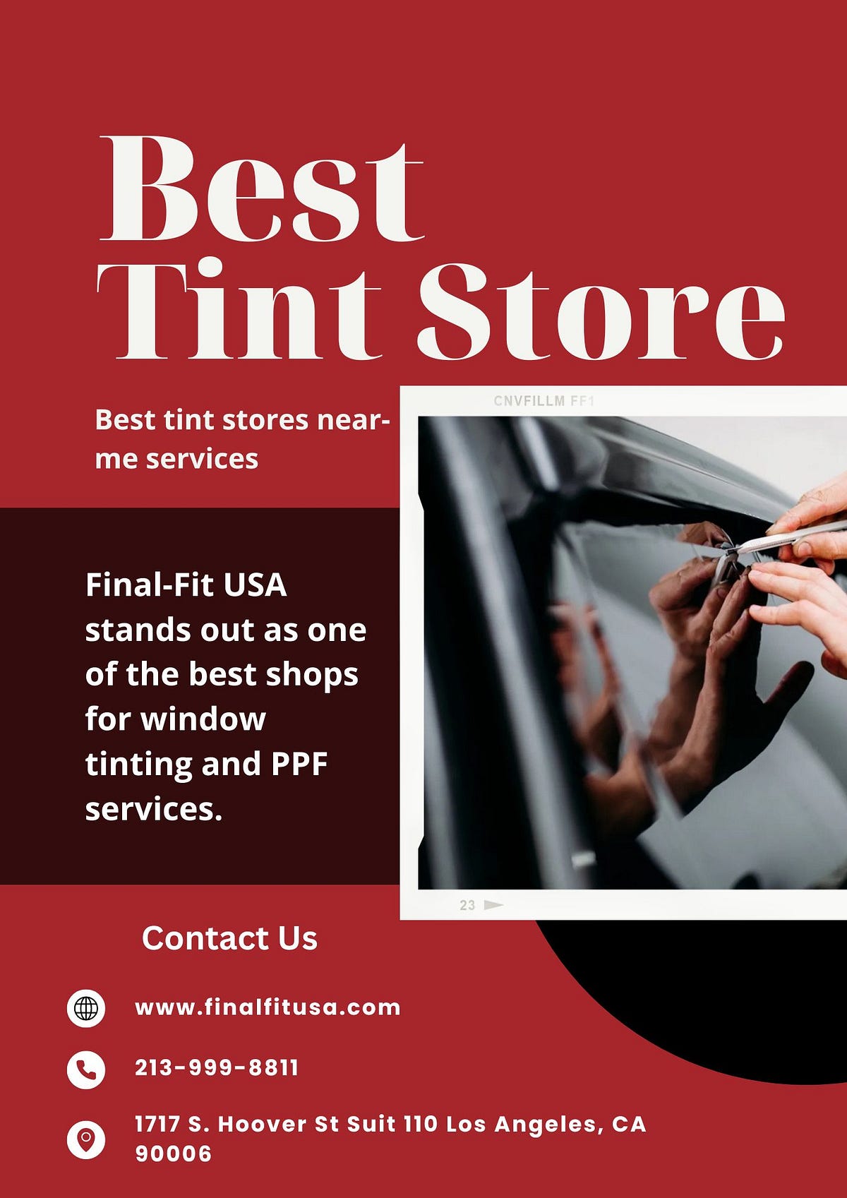Top 5 Tint Stores Near Me for Quality Service | by Finalfit | Jun, 2024 | Medium