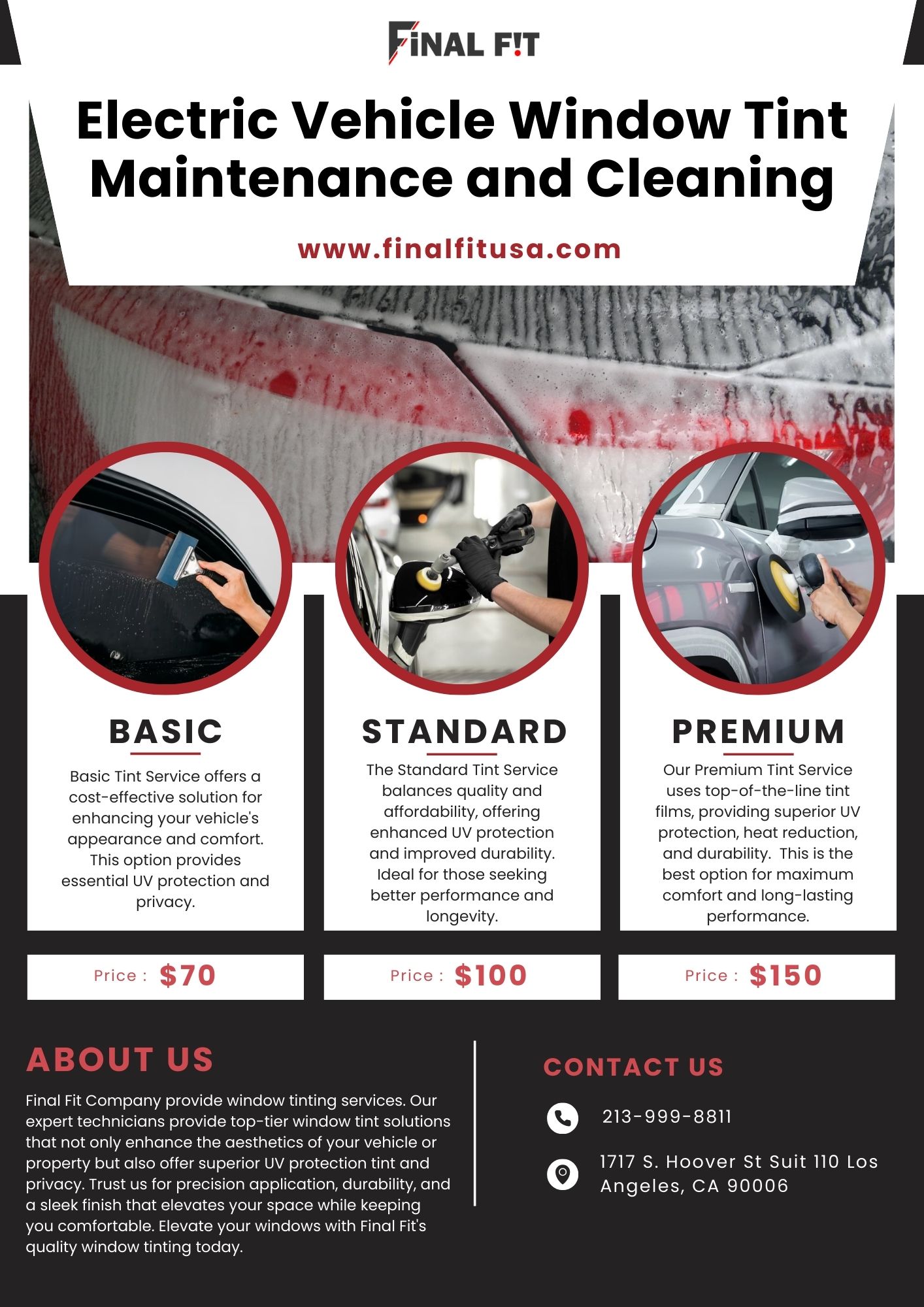 Electric Vehicle Window Tint Maintenance and Cleaning hosted at ImgBB — ImgBB