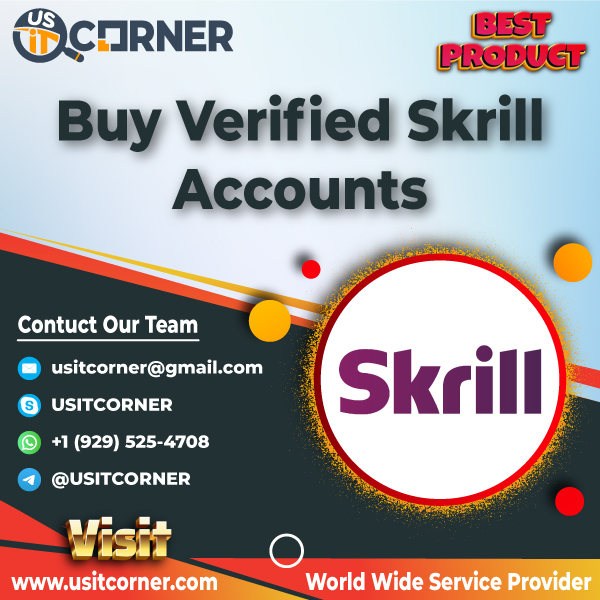 **** Skrill Accounts - 100% Real Quality & Verified