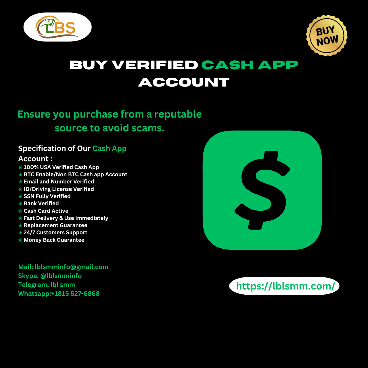 **** Cash app Account - 100% Safe, Btc-enabled USA