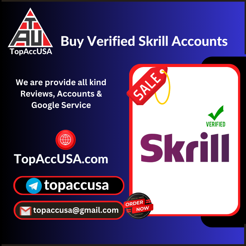 **** Skrill Account - 100% verified & Safe Accounts