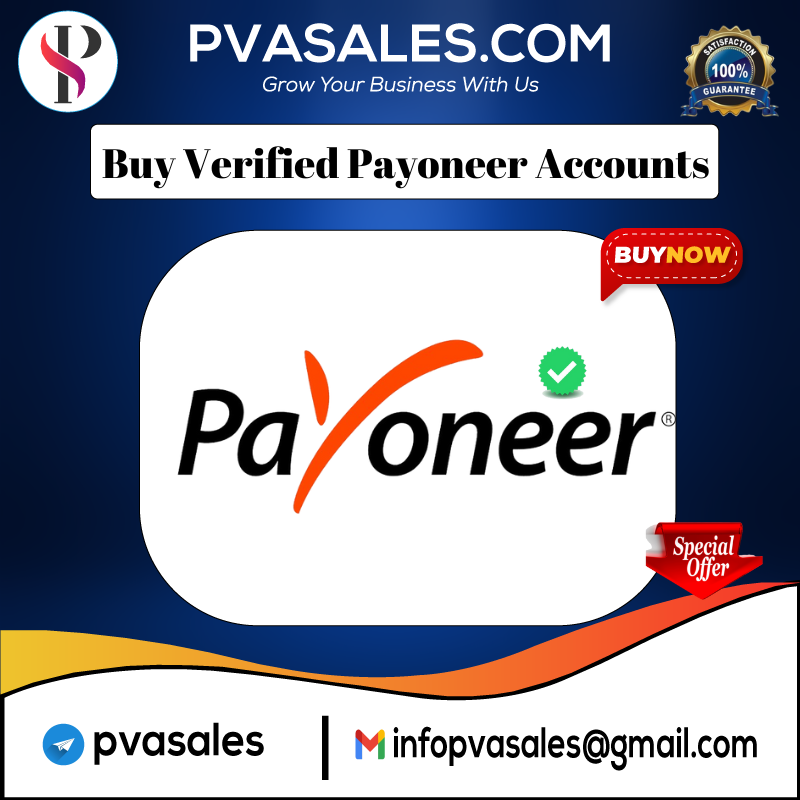 **** Payoneer Accounts - 100% safe & SSN Verified