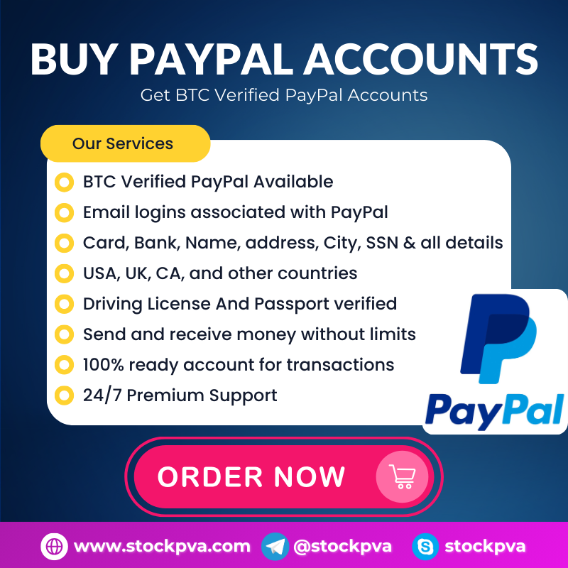 **** PayPal Accounts - Business & Personal 100% Safe