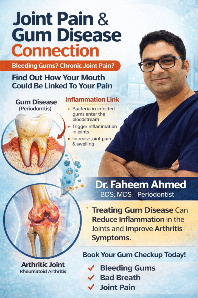 Joint Pain & Gum Disease Connection | Dr. Faheem Ahmed - RHT Clinic