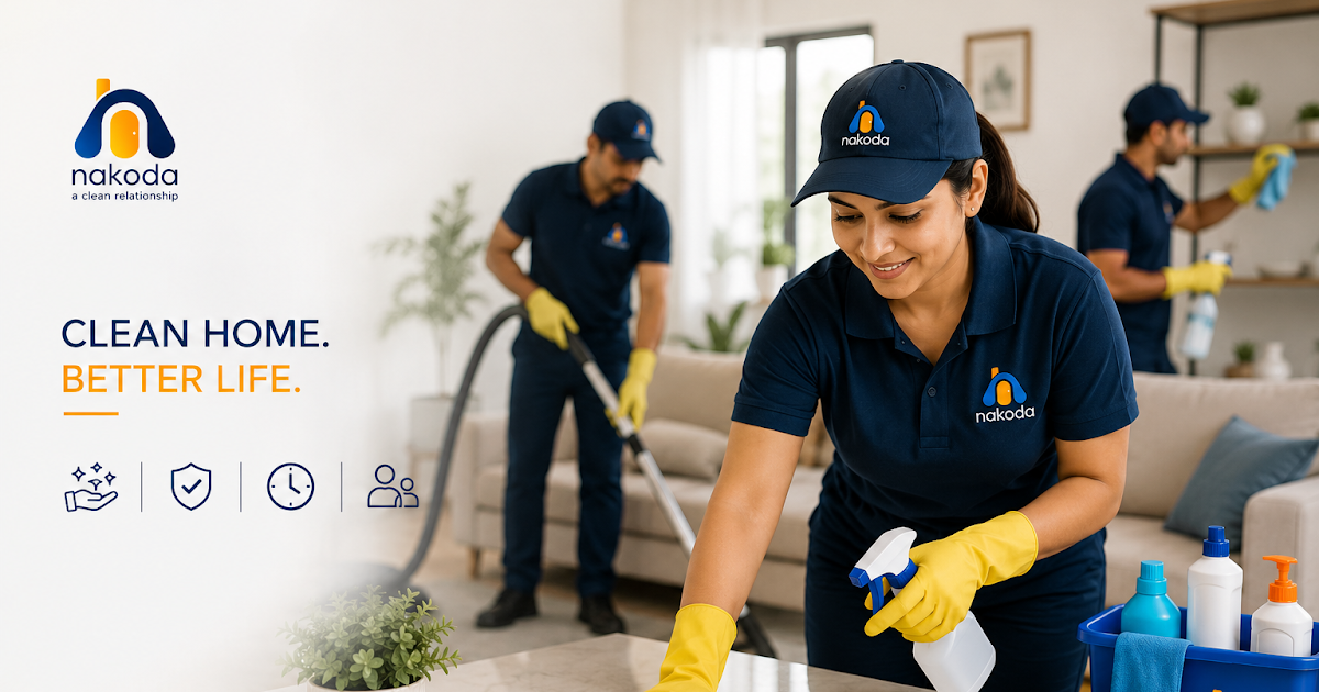 Home Cleaning Services in Pune – Keep Your Home Fresh and Clean with Nakoda