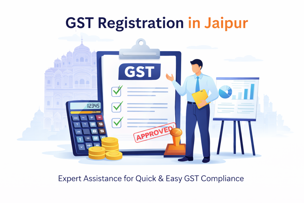 GST Registration in Jaipur, Online GST Registration in Jaipur