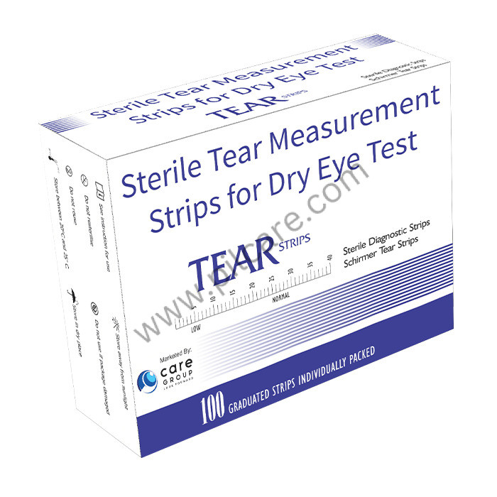 Buy Tear Strips - Sterile Diagnostic Schirmer Tear Strips 100's Online at Best Price in India