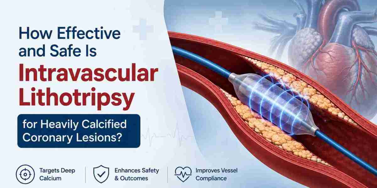 How Effective and Safe Is Intravascular Lithotripsy for Heavily Calcified Coronary Lesions?
