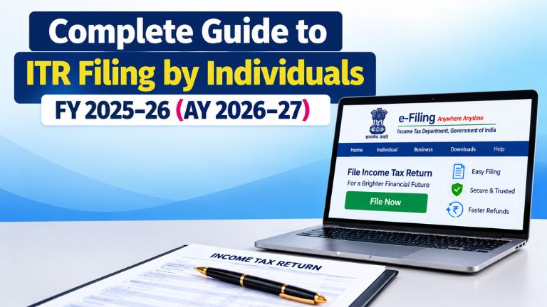ITR Filing by Individuals FY 2025-26 (AY2026-27)